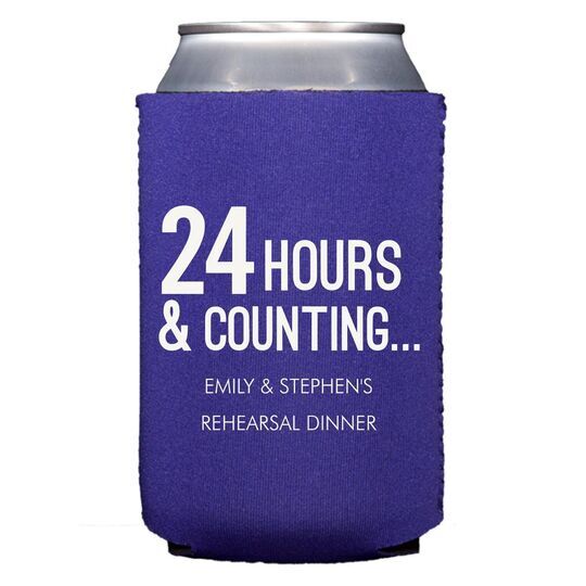 24 Hours and Counting Collapsible Koozies
